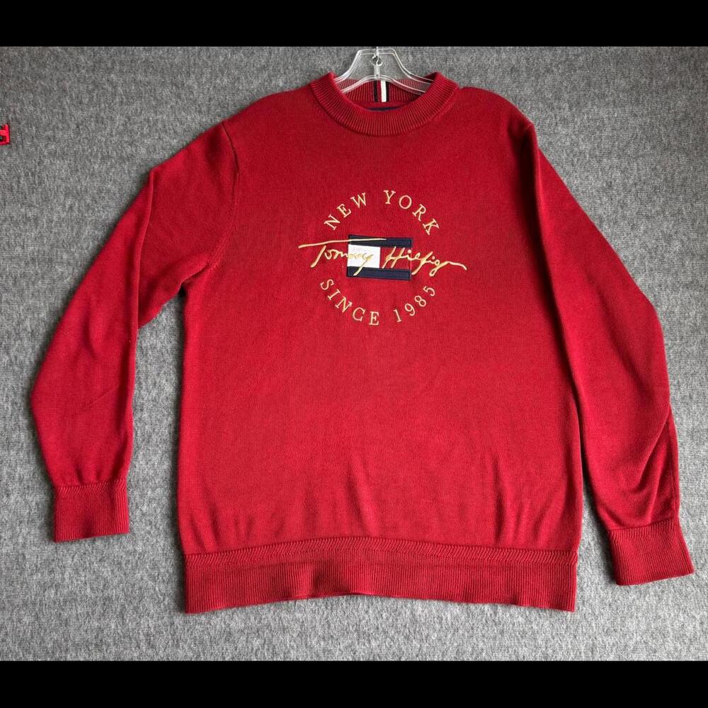 Tommy Hilfiger New York Sweater - Classic Red Crewneck